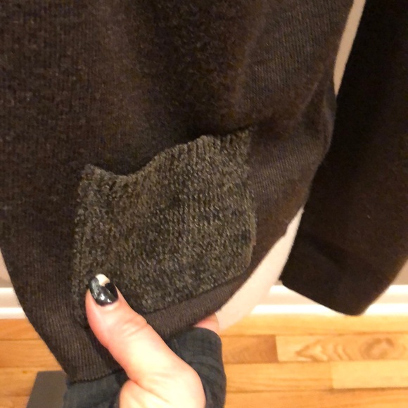 EUC ITALIAN CHOCOLATE BROWN SWEATER BY VICTOIRE - Picture 4 of 6
